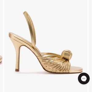 Elegant Gold Women's Heels